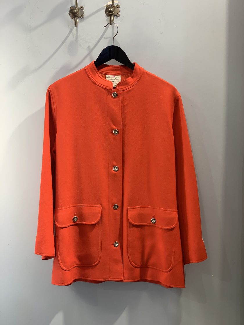 Orange-red Courrèges blazer-jpeg