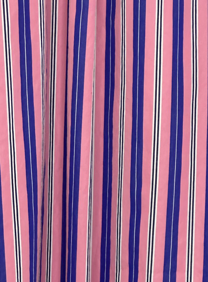 Victoria Tomas stripped shirt in pink and blue, size 40