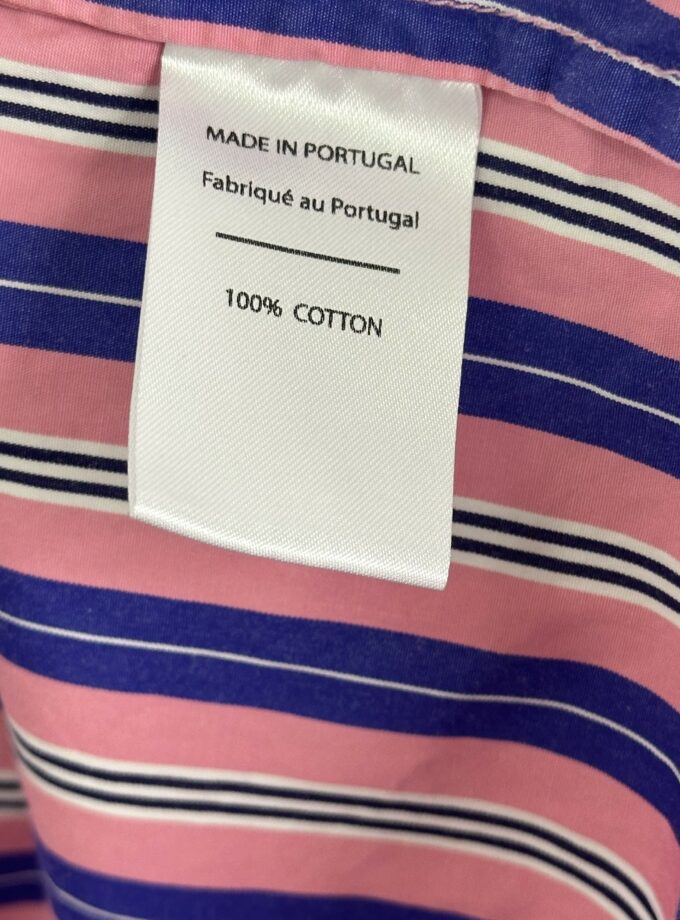 Victoria Tomas stripped shirt in pink and blue, size 40