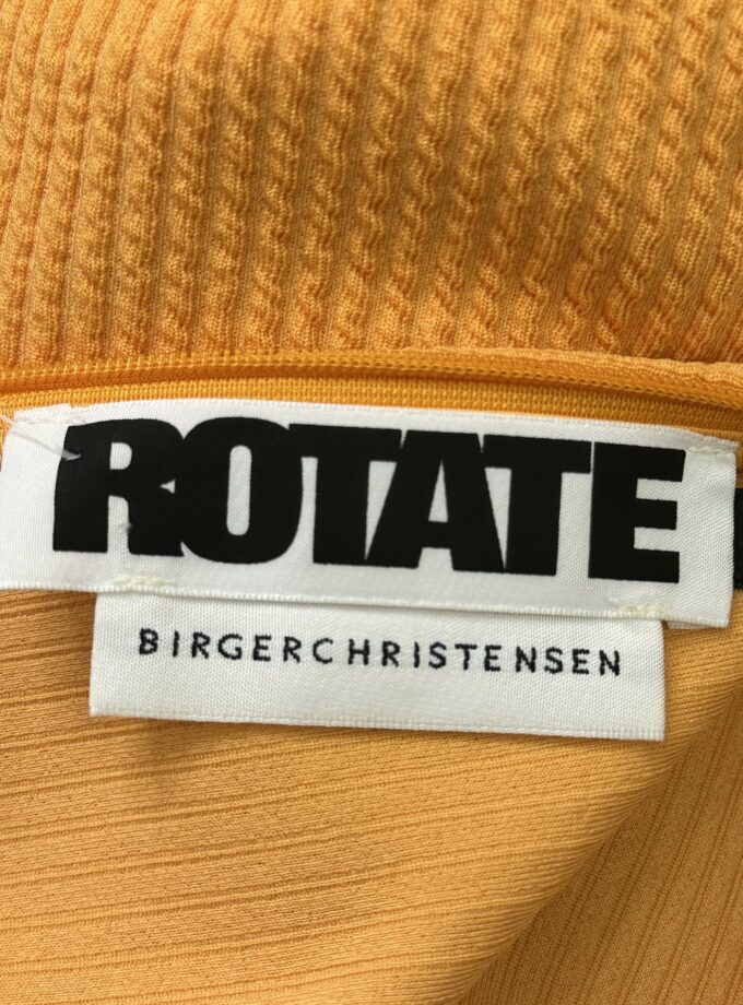 Rotate cut out maxi dress in orange, size 42